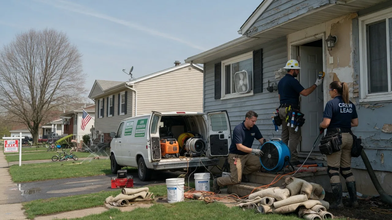 Flood Cleanup in De Witt, IA near me